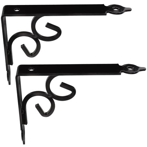 2 Pcs Metal Shelf 90° Shelf Support Brackets Shelf Brackets Wall ...