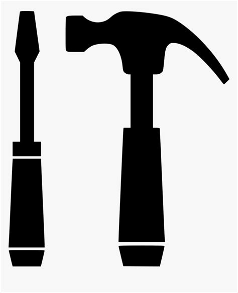 Transparent Hammer Clip Art - Hammer And Screwdriver Icon, HD Png Download , Transparent Png ...