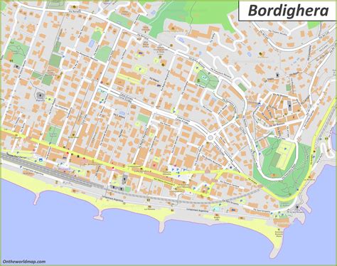 Bordighera Maps | Italy | Maps of Bordighera