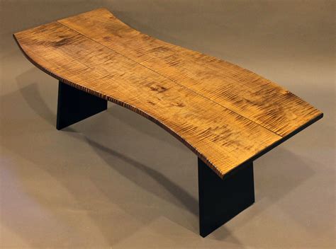 Buy Hand Crafted Custom Made "Pi" Tiger Maple Coffee Table, made to ...