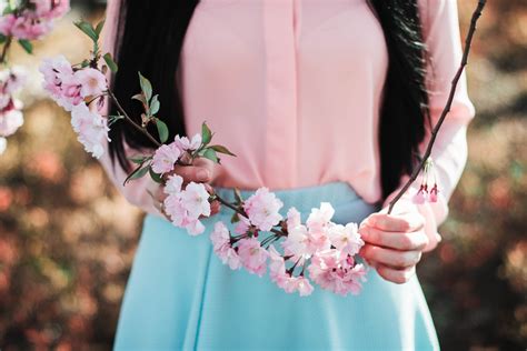 Free Images : blossom, woman, photography, petal, bloom, spring, pink, bride, flora, flowers ...