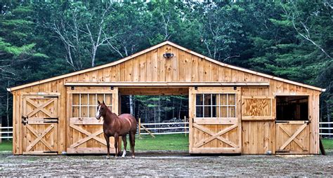 Low Profile Modular Horse Barn | Horse barn plans, Small horse barns, Horse barns