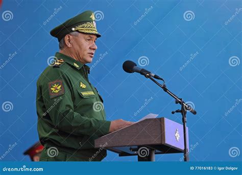 Sergey Shoygu editorial stock photo. Image of politician - 77016183