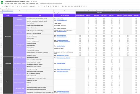 Download: Onboarding Checklist Excel: Employee Onboarding Checklist ...