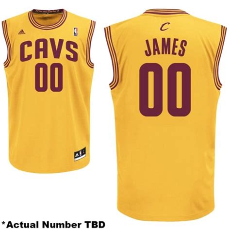 LeBron James Cleveland Cavaliers adidas NBA Jersey | SportFits.com