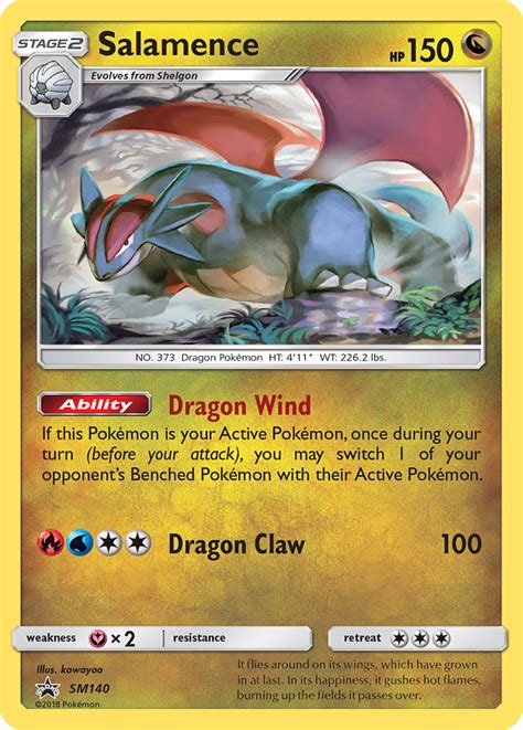 Salamence SM140 (SM Black Star Promos 2017) Pokemon Card