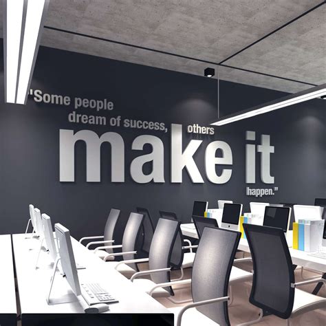 Make it Happen 3D Office Wall Art | Moonwallstickers.com