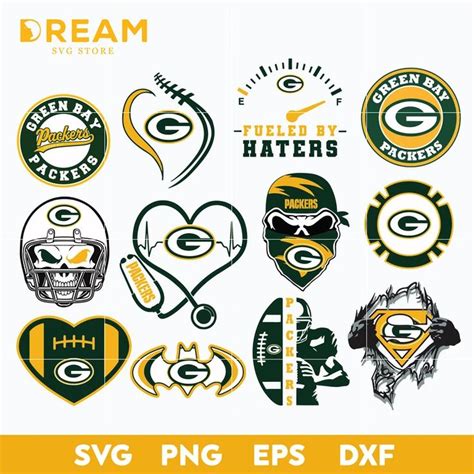 Green Bay Packers bundle svg, Packers svg, Nfl svg, png, dxf, eps digi ...