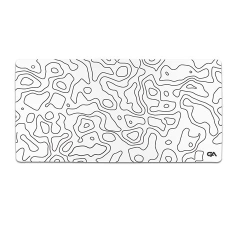 White Topo Mousepad – GutzyAiden