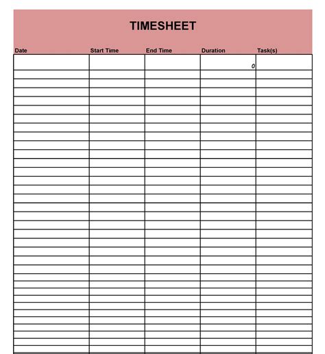 40 Free Timesheet Templates [in Excel] ᐅ TemplateLab