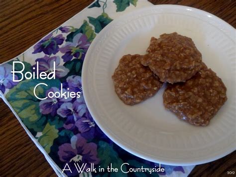 A Walk in the Countryside: Boiled Cookies - For the Recipe Box