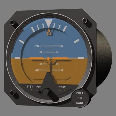 tc turn coordinator instrument 3d lwo