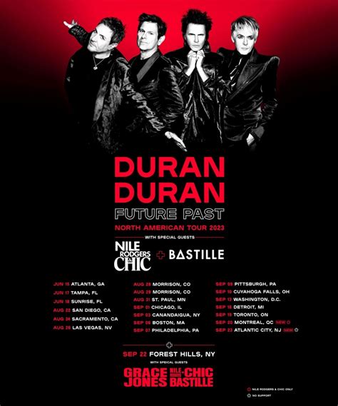 Duran Duran - North American Tour 2023 - 16 September 2023 - Little Caesars Arena - Event/Gig ...