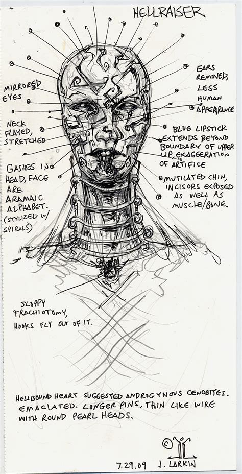 Hellraiser...Pinhead redesign by larkin-art on DeviantArt