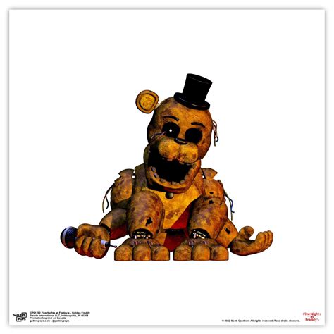 Fnaf Golden Freddy Poster