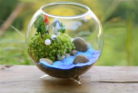 4.7in Glass Bubble Bowl Fish Bowl Vase Globe Flower Vase Centerpiece ...