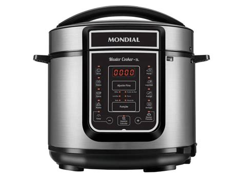 Panela de Pressão Elétrica 5 Litros - Mondial Master Cooker PE-38 com o Melhor Preço é no Zoom