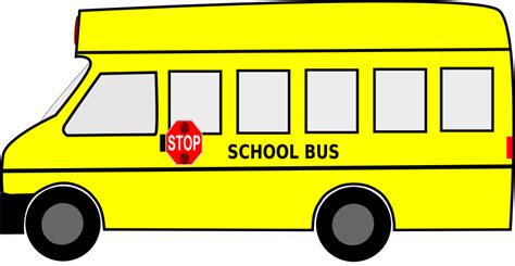 Moving School Bus Animated SVG Clipart Free Download - Openclipart