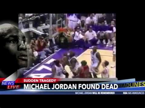 Michael Jordan found dead Fallece MICHAEL JORDÁN - YouTube