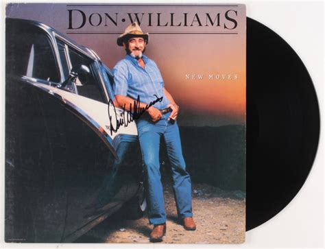 Don Williams Signed "New Moves" Vinyl Record Album Cover (JSA COA) | Pristine Auction