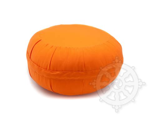 Meditation cushion ZAFU (Orange, H. 13 x Diam. 25 cm) | Meditation cushion, Meditation cushion ...