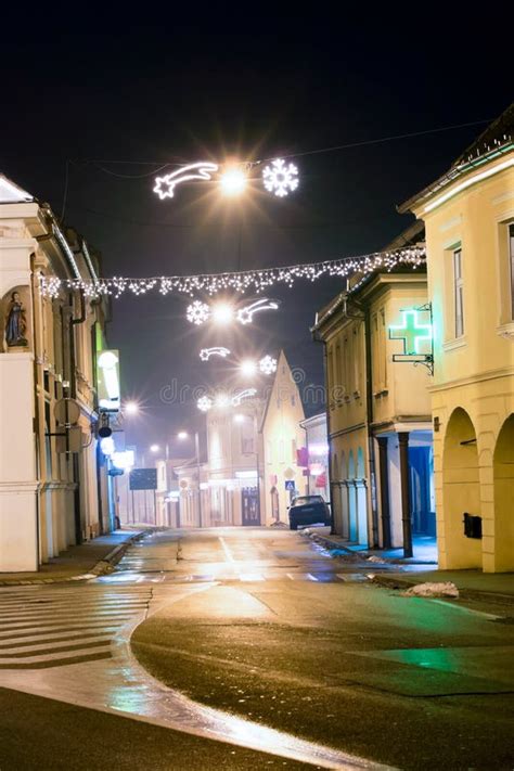 Christmas Street Decorations Stock Photo - Image of outside, religion: 17595732