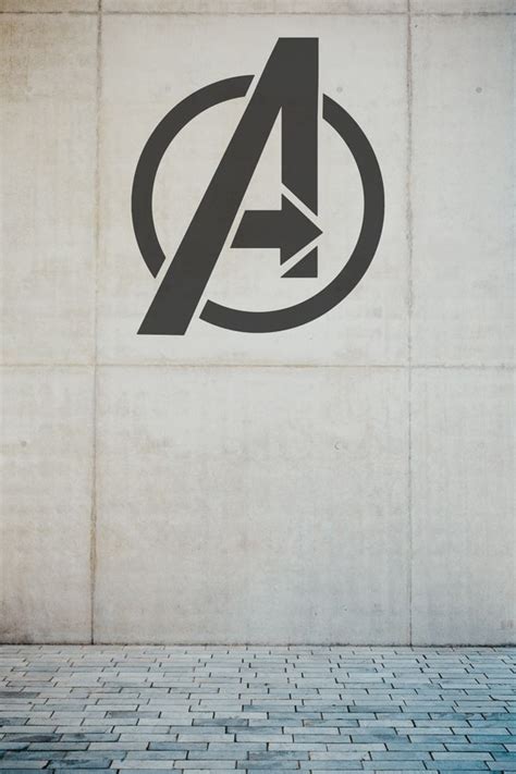 Avengers Stencil Marvel Home Wall Art High Quality 14 Mil - Etsy