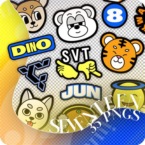 STICKERS PACK / SEVENTEEN by julella on DeviantArt