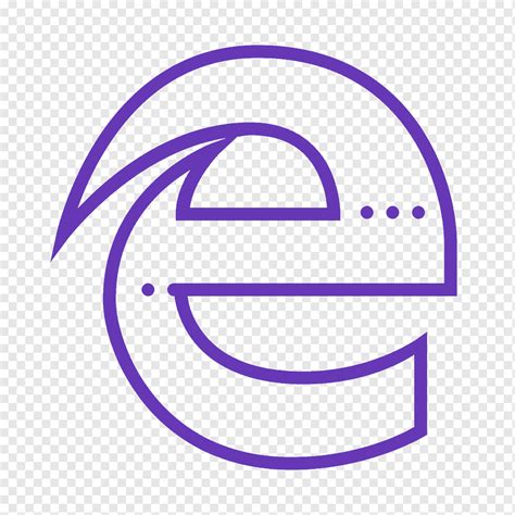 Purple Microsoft Edge Icon