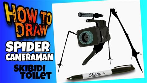 HOW TO DRAW SPIDER CAMERAMAN FROM SKIBIDI TOILET | EASY | STEP BY STEP ...