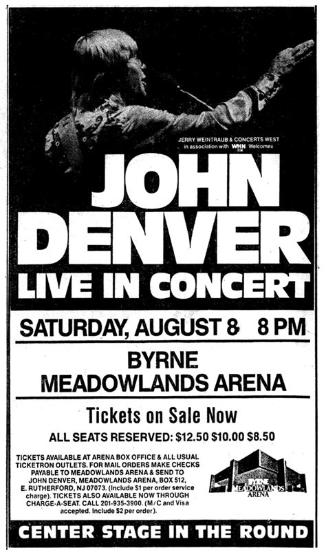 John Denver Concert & Tour History (Updated for 2023) | Concert Archives