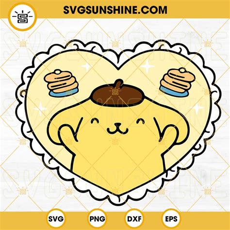 Pompompurin In Heart SVG, Hello Kitty Golden Retriever SVG, Sanrio ...