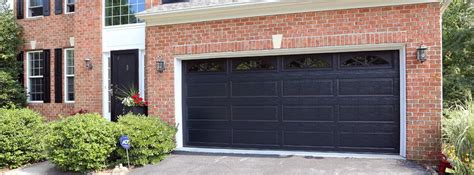 Insulated Thermacore Garage Door | Black Long Panel Design | Garage doors, Exterior house ...