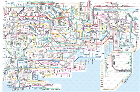 Yokohama-Tokyo Transit Map - yokohama • mappery