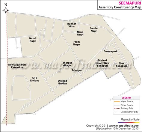 Seemapuri Assembly (Vidhan Sabha) Election Results 2015, Constituency Map, Candidate List