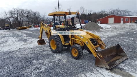 2004 John Deere 110 4x4 Hydro Compact Tractor Loader Backhoe