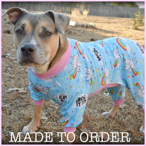 CUSTOM LARGE DOG pajamas / pjs / onesie / by ToothandHoney on Etsy