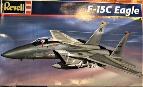 REVELL MONOGRAM Model Kit - F-15C Eagle Fighter Jet Airplane Scale 1:48 ...