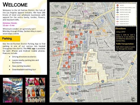 LA Fashion District: LA Fashion District Map Guides Available to the Public | La fashion ...