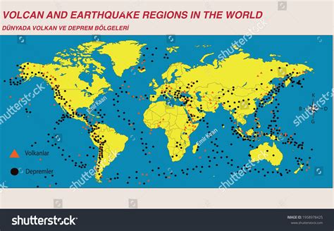 Earthquake And Volcano Map