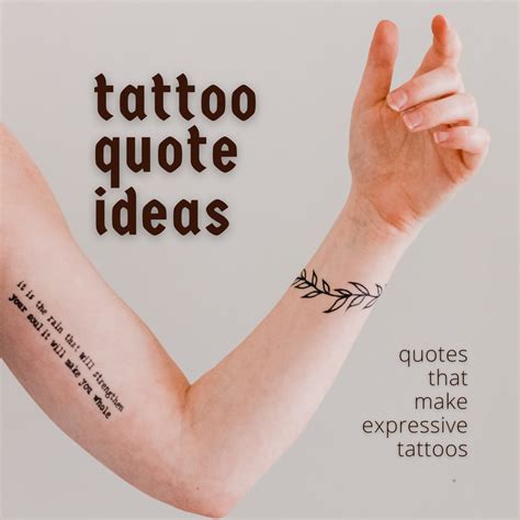 60 Best Tattoo Quotes, Words, and Sayings - TatRing