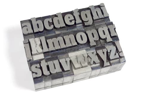 Block letters stock image. Image of case, machinery, letterpress - 4064605