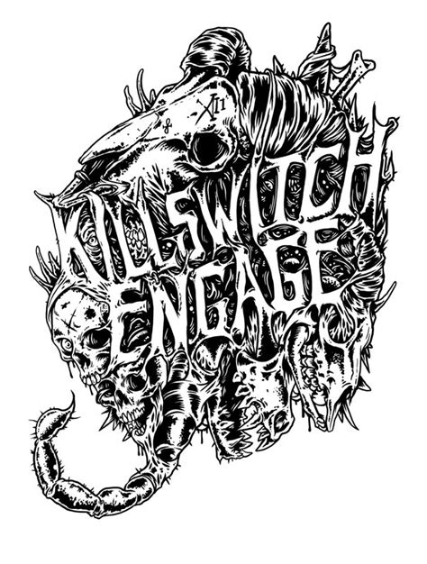 Killswitch Engage 2018 Tour Merch on Behance