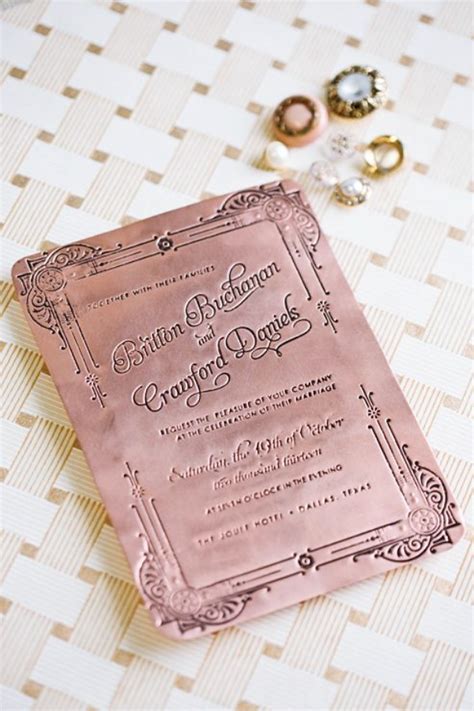 30 Creative Wedding Invitation Card Ideas - Bored Art