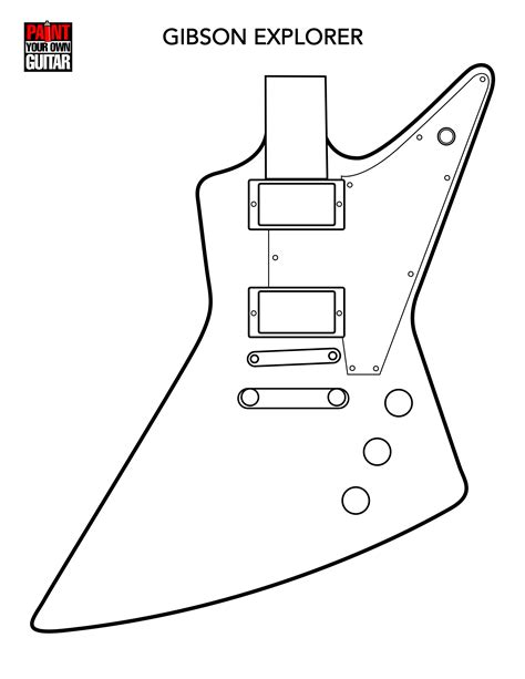 Body Shape Templates | Welcome To Paint Your Own Guitar!