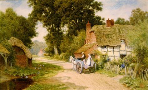 Arthur Claude Strachan (1865 = 1929). Inglés Cottages ~ Blog de un admirador del arte | Cottage ...