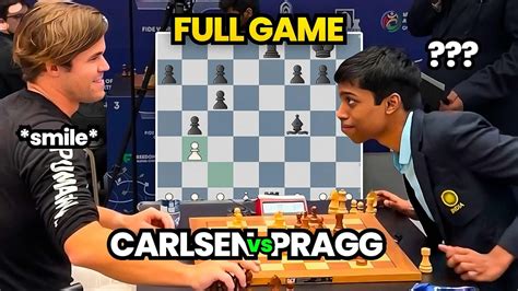 What did Praggnanandhaa tell Magnus? Carlsen vs Pragg | Full Game ...