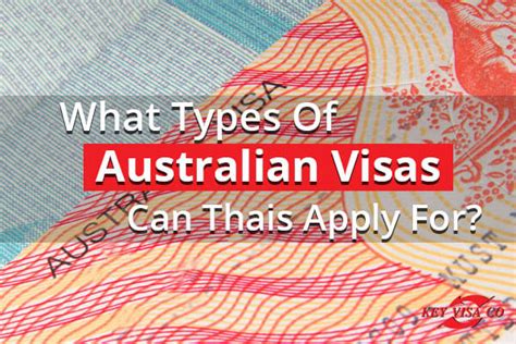 What Types Of Australian Visas Can Thais Apply For? - Thai Girlfriend ...