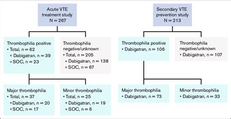 Disposition of patients in the acute VTE treatment study and secondary ...