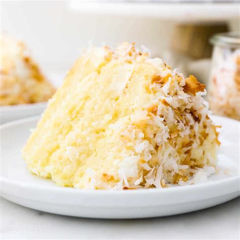 Fluffy Coconut Custard Cake | Beyond Frosting